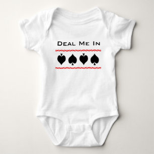 Deal me in moderne Card Shark Baby Strampler