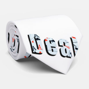 Deal: Poker-Bild-Logo aus Asse, Krawatte