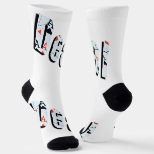Deal: Poker Bildlogo aus Assen, Socken