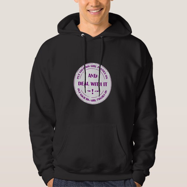deal with pressure  hoodie (Vorderseite)