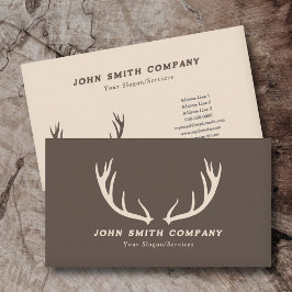 Dealer Antlers & Wilderness Business Card Visitenkarte