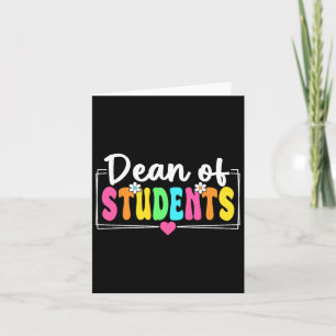 Dean der Schüler zurück zu den Schülern Karte