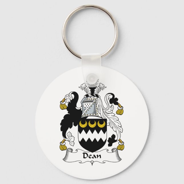 Dean Familienwappen Schlüsselanhänger (Vorderseite)