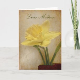 Dean Mother, Light Daffodil Karte