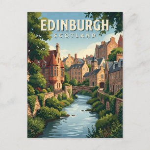 Dean Village Schottland Postkarte