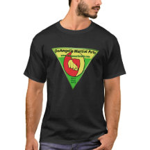 DeAngelis Kampfkunst-grünes T-Shirt