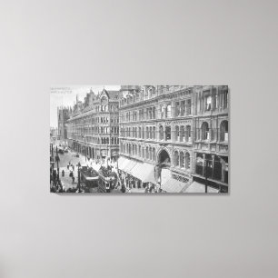 Deansgate, Manchester, c.1910 Leinwanddruck
