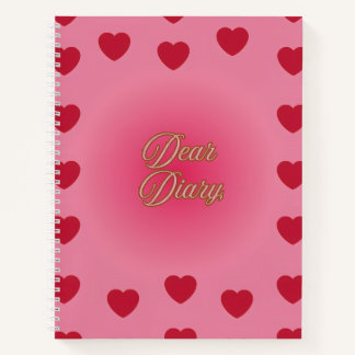 "Dear Diary" Spiral Notebook  Notizbuch