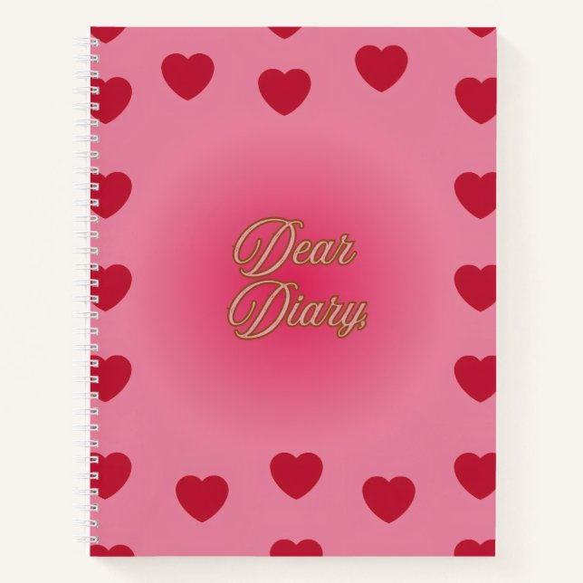 "Dear Diary" Spiral Notebook  Notizbuch (Vorderseite)