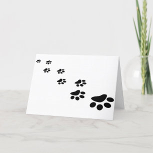 Dear Dog Dad Mom Customizable Pet Name Card Dankeskarte