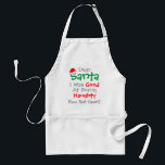 Dear Santa: Good At Being Naughty Christmas Schürze<br><div class="desc">Dear Santa,  I was good at being naughty. Does that count? Funny Christmas gifts</div>