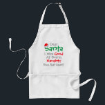 Dear Santa: Good At Being Naughty Christmas Schürze<br><div class="desc">Dear Santa,  I was good at being naughty. Does that count? Funny Christmas gifts</div>
