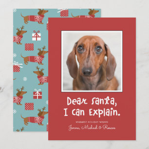 DEAR SANTA ICH KANN ERKLÄREN, DASS SIE IHR Foto hi