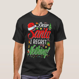 Dear Santa   Matching Family Christmas Pajamas T-Shirt