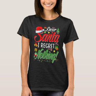 Dear Santa   Matching Family Christmas Pajamas T-Shirt