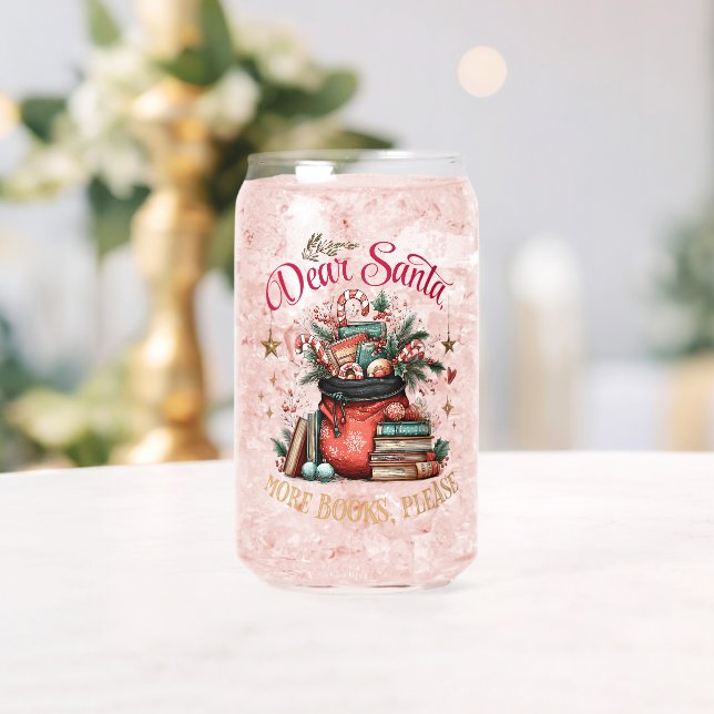 Dear Santa, More Books Please  Dosenglas (Insitu (Hochzeit))
