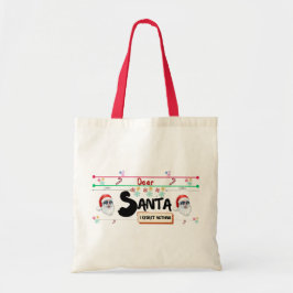 Dear Santa tote, Share the Magic of Christmas Tragetasche