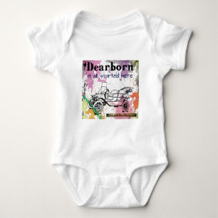 Dearborn - es alles hier begonnen - Kleid Baby Strampler