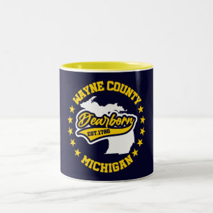 Dearborn, Michigan Zweifarbige Tasse