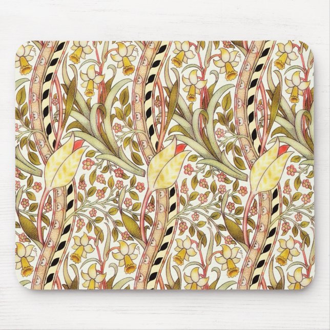 Dearle Daffodil Vintag Floral Mousepad (Vorne)