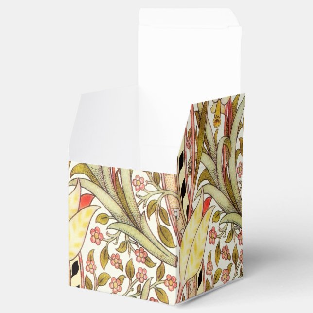 Dearle Daffodil Vintages Blumenmuster Geschenkschachtel (Geöffnet)