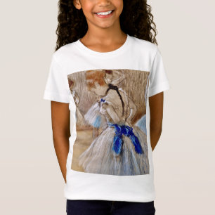 Deas Danseuse Avec T-shirt Ruban Bleu