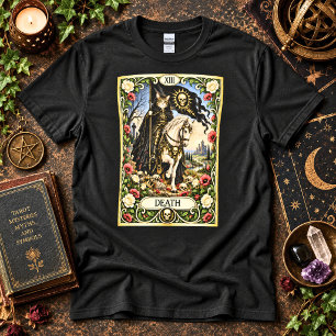 Death Cat Tarot - Verwandlung und Erneuerung T-Shirt
