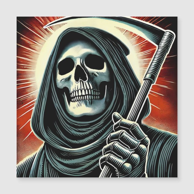 death character illustration magnetkarte (Vorderseite)