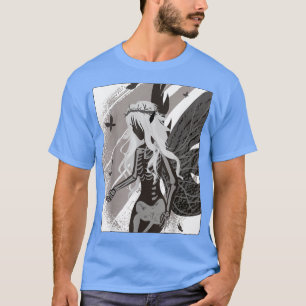 Death Goth Skeleton Fairy Ästhetik Fairywave Faec T-Shirt