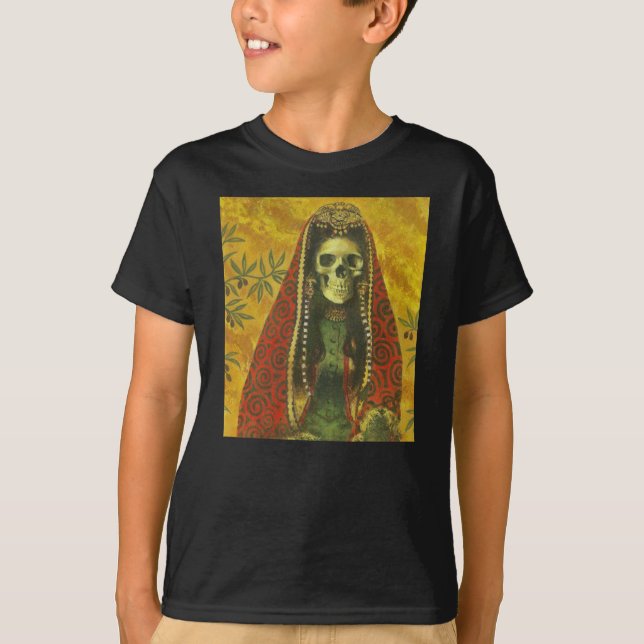 Death Hexe Design T-Shirt (Vorderseite)