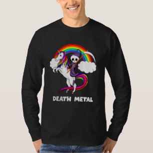 Death Metal Rock Liebe Rainbow Grim Sensenmann Rid T-Shirt