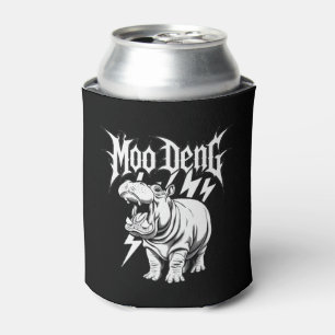 Death Metal Süßes Baby Nilpferd Moo Deng Nilpferd Dosenkühler