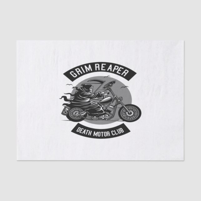 Death Motorcycle Club Seidenpapier (Vorderseite)
