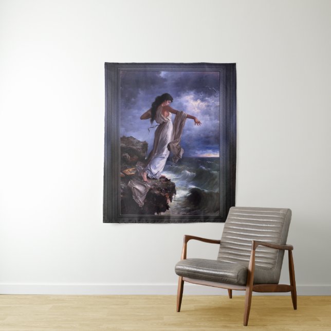 Death of Sappho by Miguel Carbonell Selva Wandteppich (Beispiel)