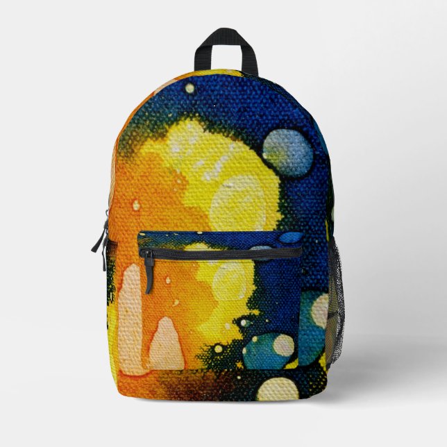 Death Polychromoptic von Michael Moffa Bedruckter Rucksack (Vorderseite)