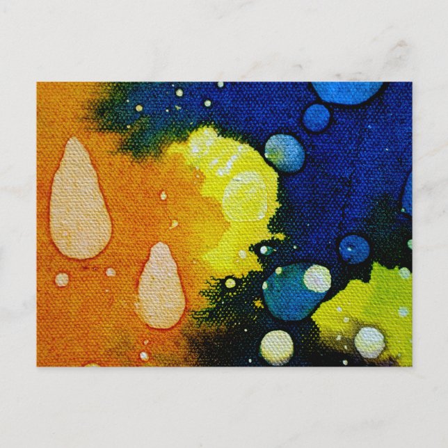 Death Polychromoptic von Michael Moffa Postkarte (Vorderseite)