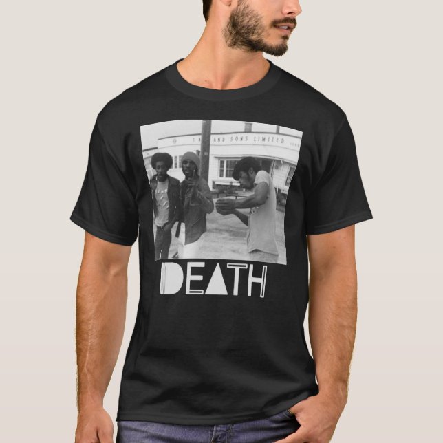 Death - proto-punk band from Detroit White Logo Gi T-Shirt (Vorderseite)