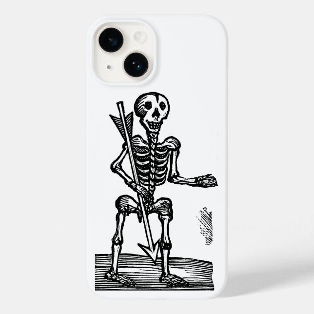 Death Skeleton Case-Mate iPhone 14 Hülle (Rückseite)