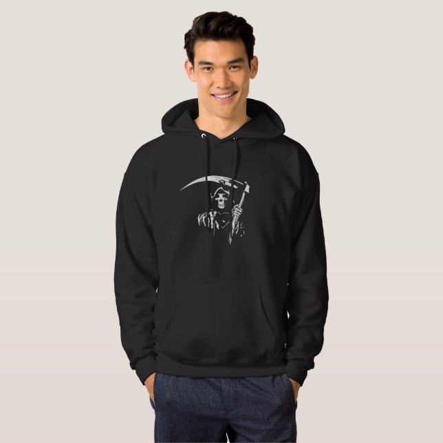 Death Skeleton Hoodie (Vorne ganz)