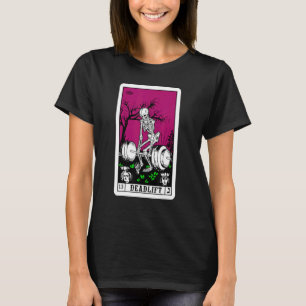 Death Tarot Card Gymnastikraum Totallifts Training T-Shirt