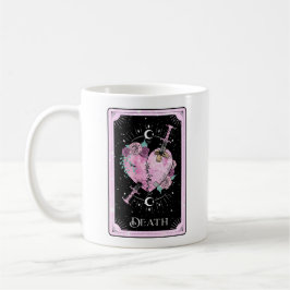 Death Tarot Card Rosa und Black Hexy Celestie Kaffeetasse