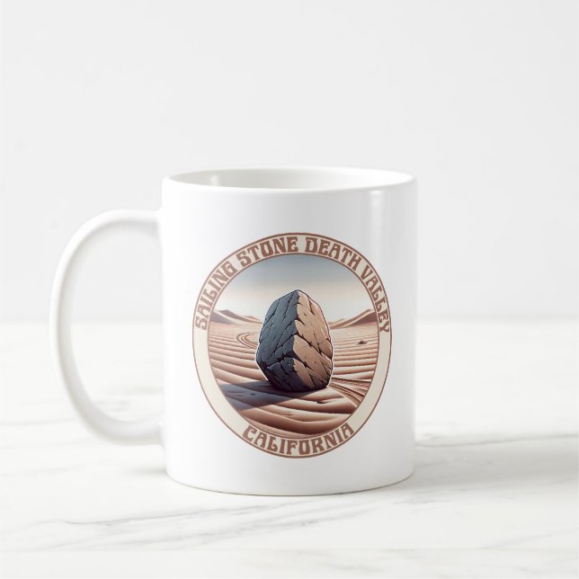 Death Valley California Segelstein Kaffeetasse (Links)