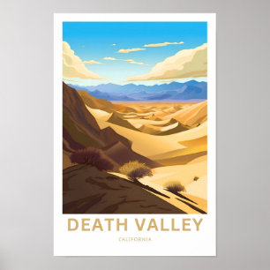 Death Valley California Travel Print Poster