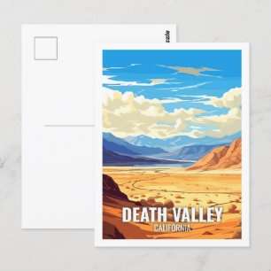 Death Valley California USA Berühmte Reiseziele Postkarte