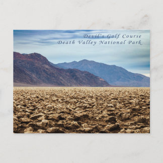 Death Valley Devil's Golf Course Postcard Postkarte