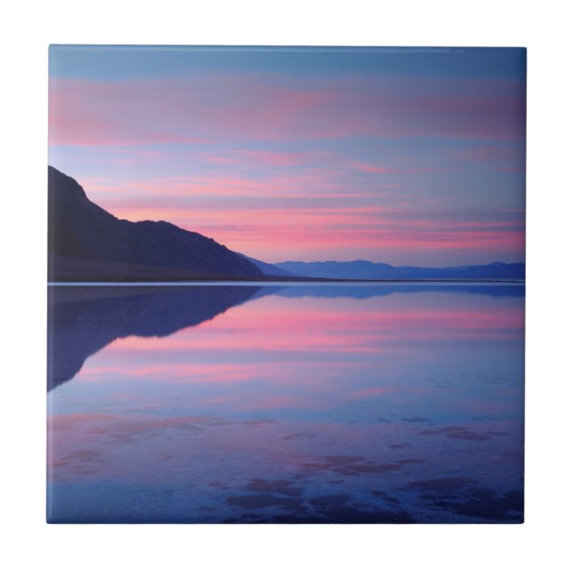 Death Valley National Park. Badwater im Morgengrau Fliese (Vorderseite)