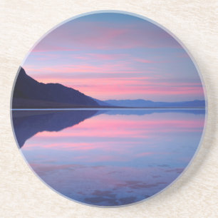 Death Valley National Park. Badwater im Morgengrau Sandstein Untersetzer