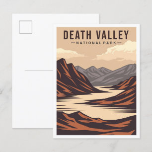 Death Valley National Park California USA Travel Postkarte