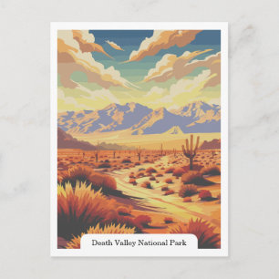 Death Valley National Park, Kalifornien USA Postkarte