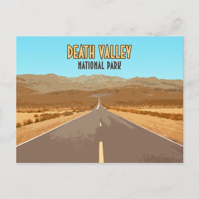 Death Valley National Park Nevada California Postkarte (Vorderseite)